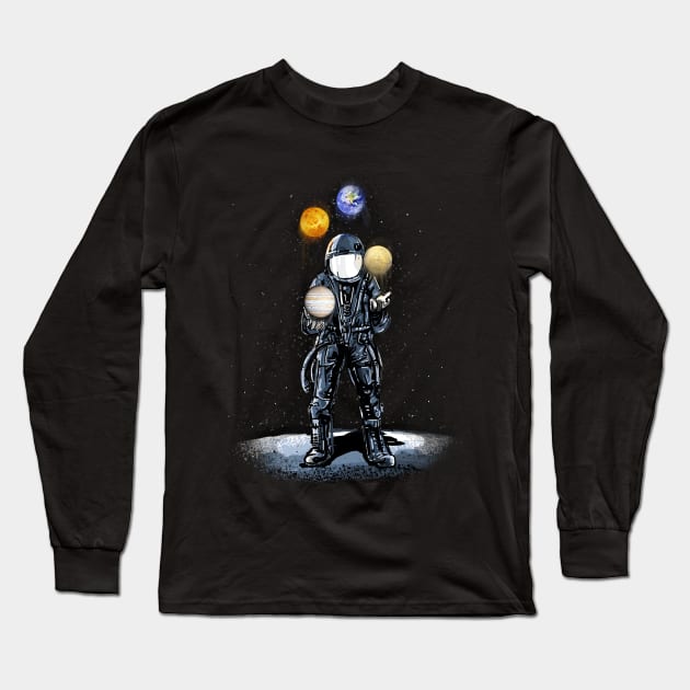 Astronaut Long Sleeve T-Shirt by FerMinem